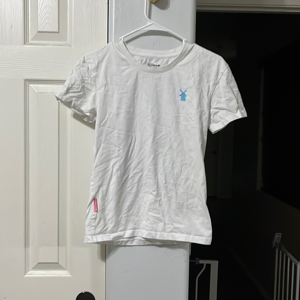 White Dutch bros tee (slay the day)
